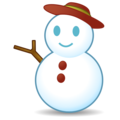 Snowman Without Snow Emoji Emojidex