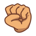 Raised Fist Emoji Emojidex