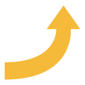 Right Arrow Curving Up Emoji Emojidex