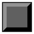 Black Large Square Emoji Emojidex