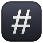 Keycap Number Sign Emoji Facebook