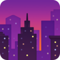 Cityscape At Dusk Emoji Facebook