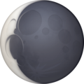 Waning Crescent Moon Emoji Facebook