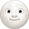 Full Moon Face Emoji Facebook