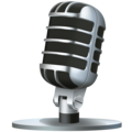 Studio Microphone Emoji Facebook
