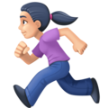 Woman Running Emoji Facebook
