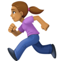 Woman Running Emoji Facebook