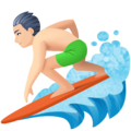 Man Surfing Emoji Facebook