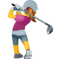Woman Golfing Emoji Facebook