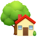 House With Garden Emoji Facebook