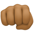 Oncoming Fist Emoji Facebook