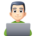 Man Technologist Emoji Facebook