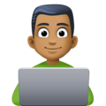 Man Technologist Emoji Facebook