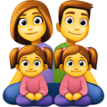 Family Man Woman Girl Girl Emoji Facebook