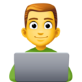 Man Technologist Emoji Facebook