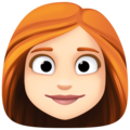 Woman Red Hair Emoji Facebook