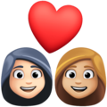 Couple With Heart Woman Woman Emoji Facebook