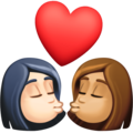 Kiss Woman Woman Emoji Facebook