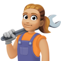 Woman Mechanic Emoji Facebook