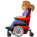 Woman In Motorized Wheelchair Emoji Facebook