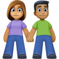 Woman And Man Holding Hands Emoji Facebook