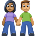 Woman And Man Holding Hands Emoji Facebook