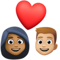 Couple With Heart Woman Man Emoji Facebook