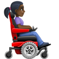 Woman In Motorized Wheelchair Facing Right Emoji Facebook