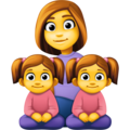 Family Woman Girl Girl Emoji Facebook