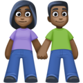 Woman And Man Holding Hands Emoji Facebook