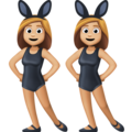 Women With Bunny Ears Emoji Facebook