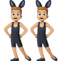 Men With Bunny Ears Emoji Facebook