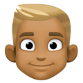 Man Blond Hair Emoji Facebook