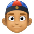 Person With Skullcap Emoji Facebook