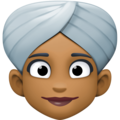 Woman Wearing Turban Emoji Facebook