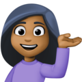 Woman Tipping Hand Emoji Facebook