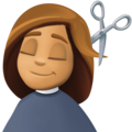 Woman Getting Haircut Emoji Facebook