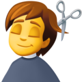 Person Getting Haircut Emoji Facebook