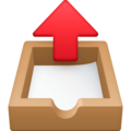 Outbox Tray Emoji Facebook
