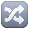 Shuffle Tracks Button Emoji Facebook