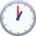 One Oclock Emoji Facebook