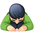 Man Bowing Emoji Facebook