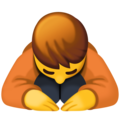 Person Bowing Emoji Facebook
