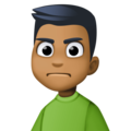 Man Frowning Emoji Facebook