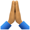 Folded Hands Emoji Facebook