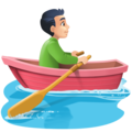 Man Rowing Boat Emoji Facebook