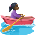 Woman Rowing Boat Emoji Facebook