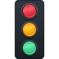 Vertical Traffic Light Emoji Facebook