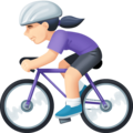 Woman Biking Emoji Facebook