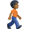 Person Walking Facing Right Emoji Facebook